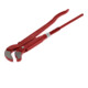 Gedore red Pince à tube d’angle 45°, ouverture 55 mm/1 1/2 pouce, mâchoire S, massive, denture décalée, R27140015-1
