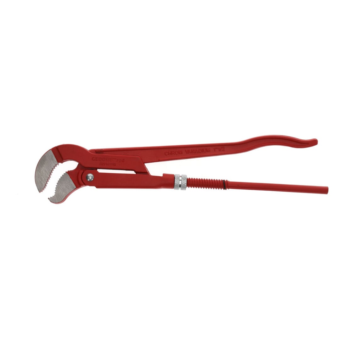 Gedore red Pince à tube d’angle 45°, ouverture 55 mm/1 1/2 pouce, mâchoire S, massive, denture décalée, R27140015