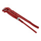 Gedore red Pince à tuyau coudée à 90°, ouverture 40 mm/1 ½ pouce, suédoise, massive, denture décalée, R27100010