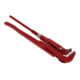 Gedore red Pince à tuyau coudée à 90°, ouverture 40 mm/1 ½ pouce, suédoise, massive, denture décalée, R27100010
