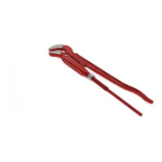 Gedore red Pince à tuyau d'angle 45°, ouverture 67 mm/2 pouces, bec en S, massive, denture décalée, R27140020-4