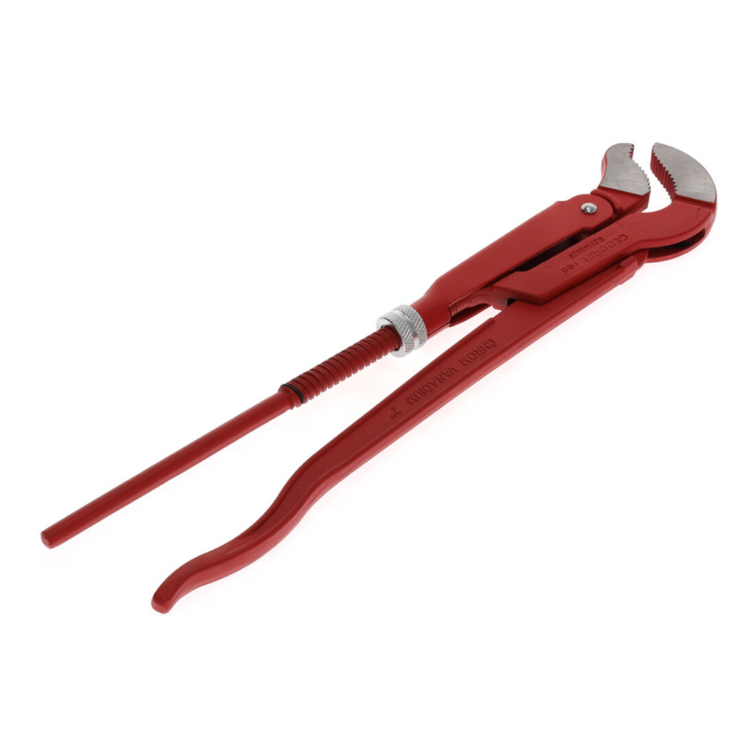 Gedore red Pince à tuyau d'angle 45°, ouverture 67 mm/2 pouces, bec en S, massive, denture décalée, R27140020