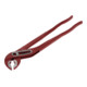 Gedore red Pince multiprise pour pompe à eau, ouverture jusqu'à 42 mm, 7 positions, articulation traversante, plate, R28100012