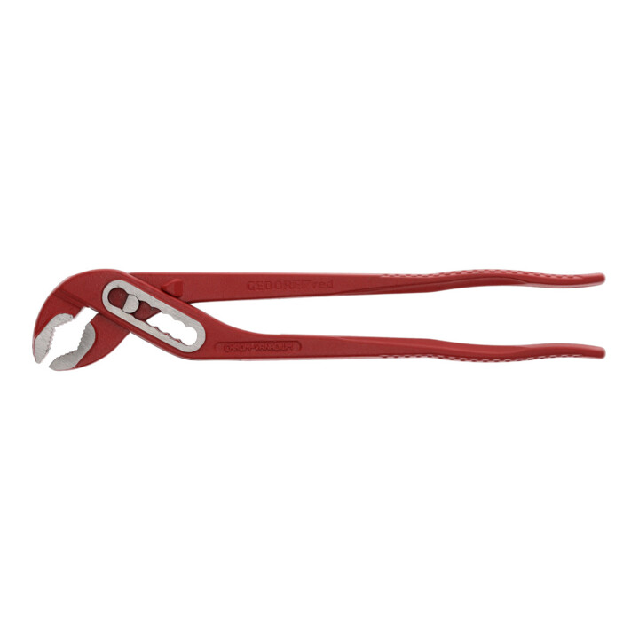 Gedore red Pince multiprise pour pompe à eau, ouverture jusqu'à 42 mm, 7 positions, articulation traversante, plate, R28100012