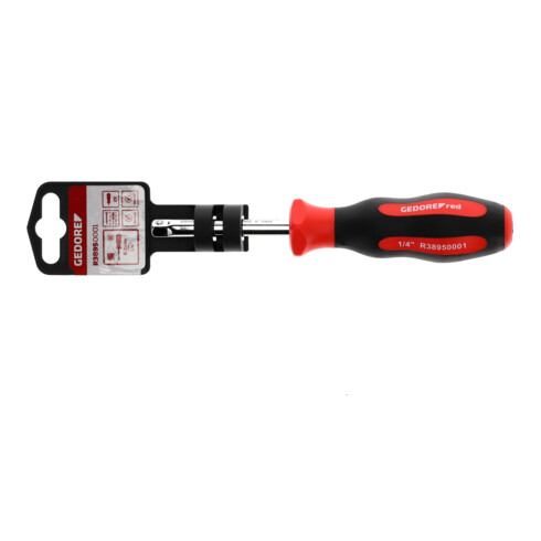 Gedore red Poignée carrée 1/4'' 6,3 mm avec carré intérieur, pour douilles, R38950001