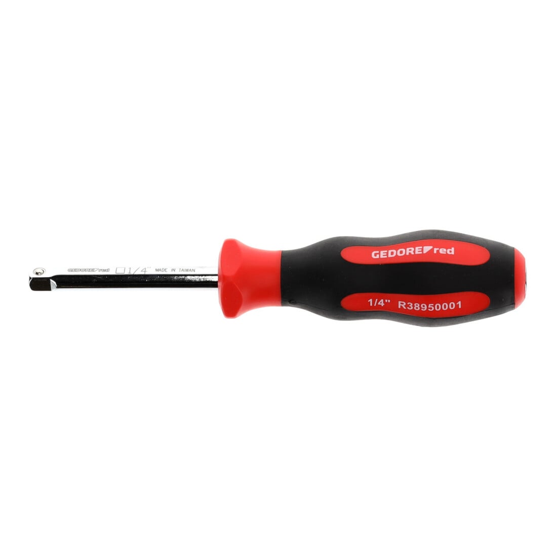 Gedore red Poignée carrée 1/4'' 6,3 mm avec carré intérieur, pour douilles, R38950001