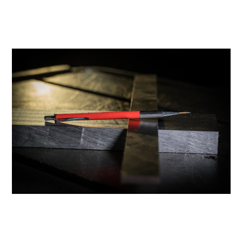 Gedore red Pointe à tracer avec pointe interchangeable, rétractable, pour métal, carbure, 150 mm, R90900020