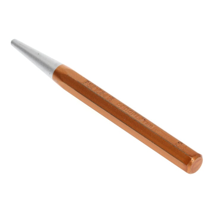 Gedore Red Pointe à tracer, tige octogonale, tête d'impact Ø 4 mm, revenu, acier, 120 mm de long, outil, R90150415