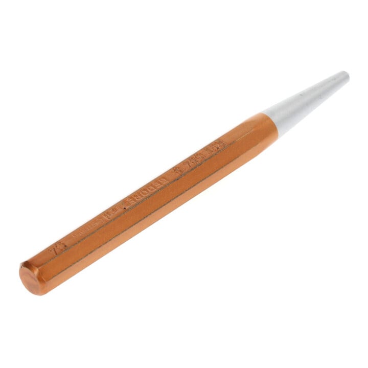 Gedore Red Pointe à tracer, tige octogonale, tête d'impact Ø 4 mm, revenu, acier, 120 mm de long, outil, R90150415