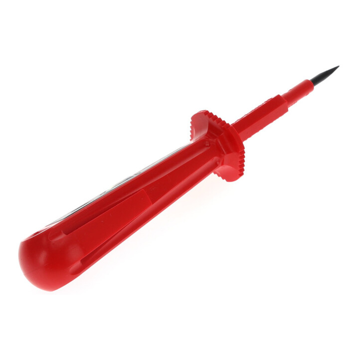 Gedore red Prüfschraubendreher mit Schlagzähler, Messbereich max. 250 Volt, mit Abrutschschutz, Phasenprüfer, R38120312