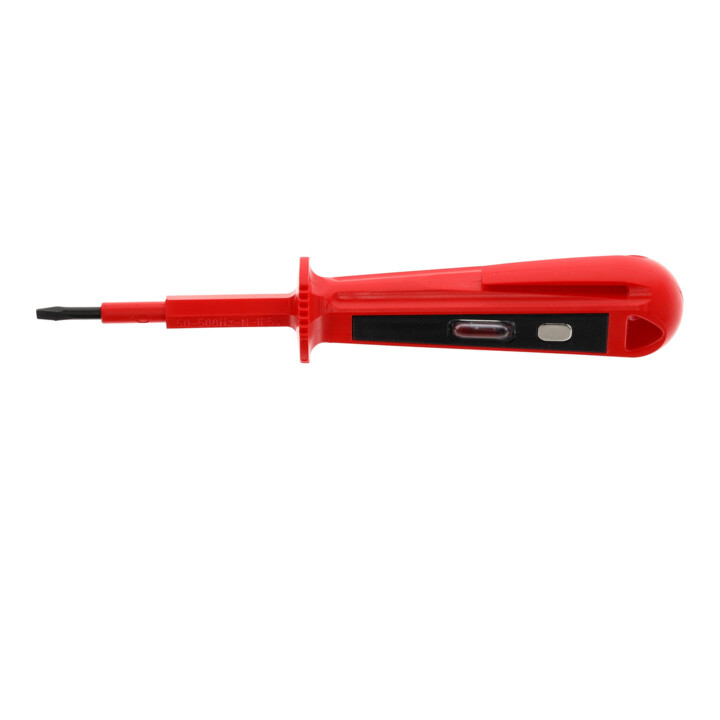 Gedore red Prüfschraubendreher mit Schlagzähler, Messbereich max. 250 Volt, mit Abrutschschutz, Phasenprüfer, R38120312