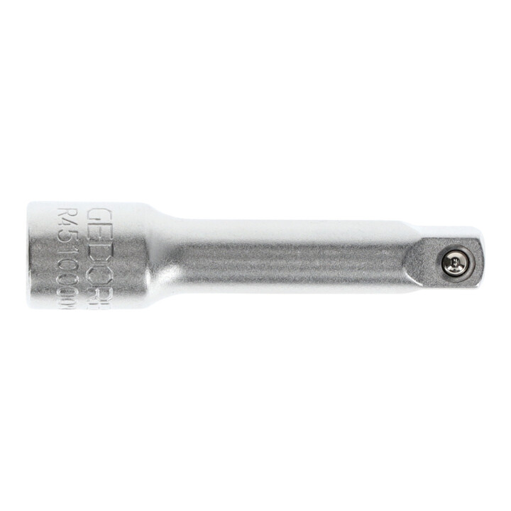 Gedore red Rallonge de clé à douille, 1/4'' 6,3 mm carré, 50 mm L, adaptateur, outil, R45100009, acier chromé