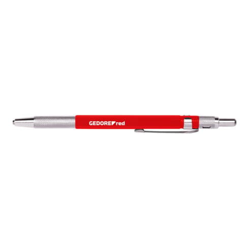 Gedore red Reißnadel mit auswechselbarer Spitze, versenkbar, für Metall, Hartmetall, 150 mm lang, R90900020