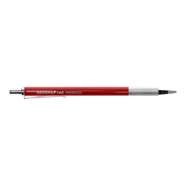 Gedore red Reißnadel mit auswechselbarer Spitze, versenkbar, für Metall, Hartmetall, 150 mm lang, R90900020