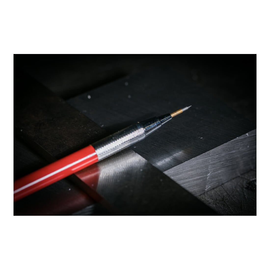 Gedore red Reißnadel mit auswechselbarer Spitze, versenkbar, für Metall, Hartmetall, 150 mm lang, R90900020