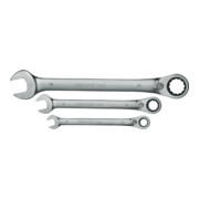 Gedore red Ringratelsleutelset met ringratel, set 12-delig, maat 8-19 mm, plat, steeksleutel, R07105012-2