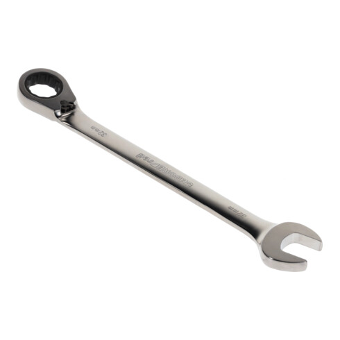 Gedore red Ringratschenmaulschlüssel, umschaltbar, SW 32 mm, abgewinkelt, flach, 12-kant, Schraubenschlüssel, R07200320