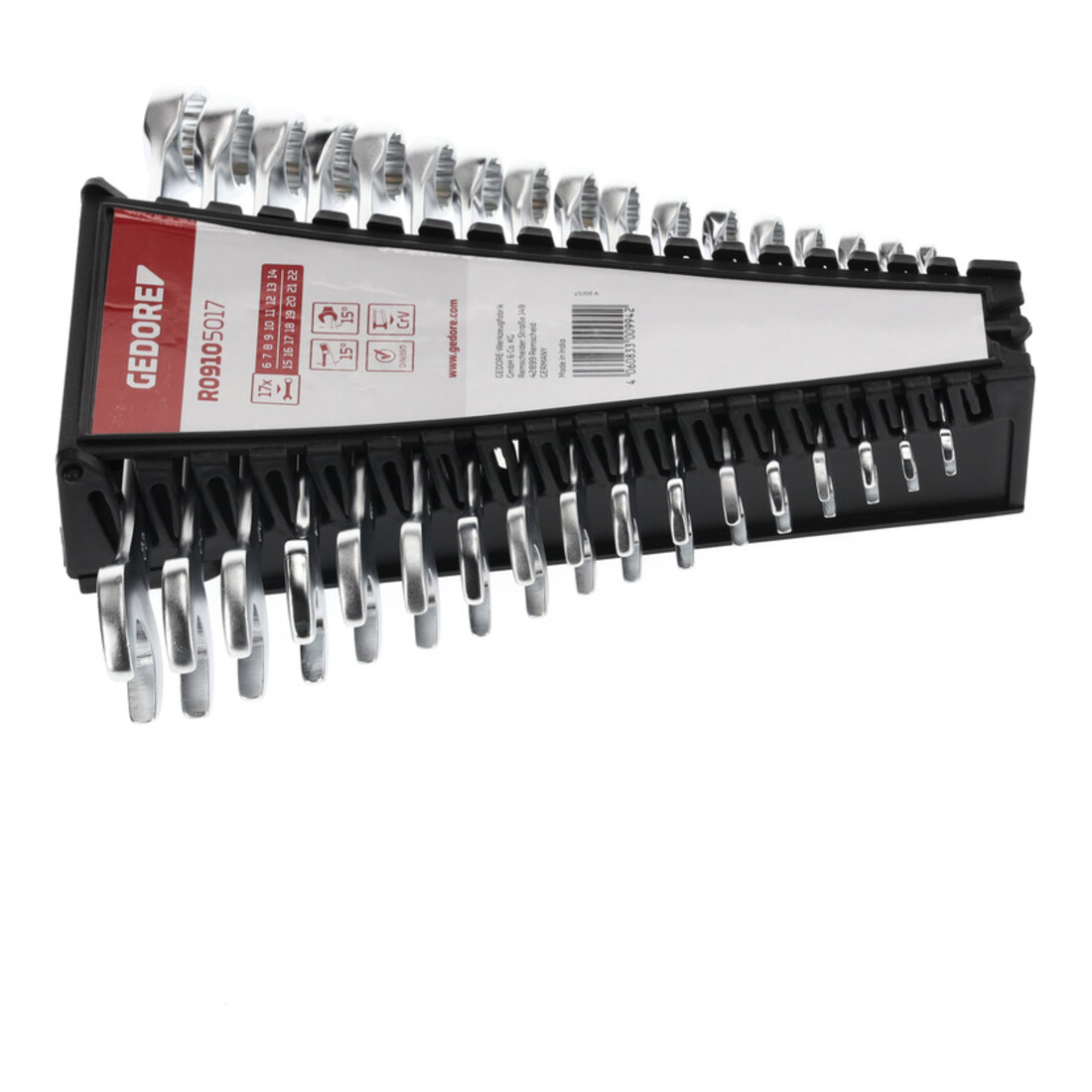 Gedore Red ringsteeksleutel set SW 6-22mm 17dlg
