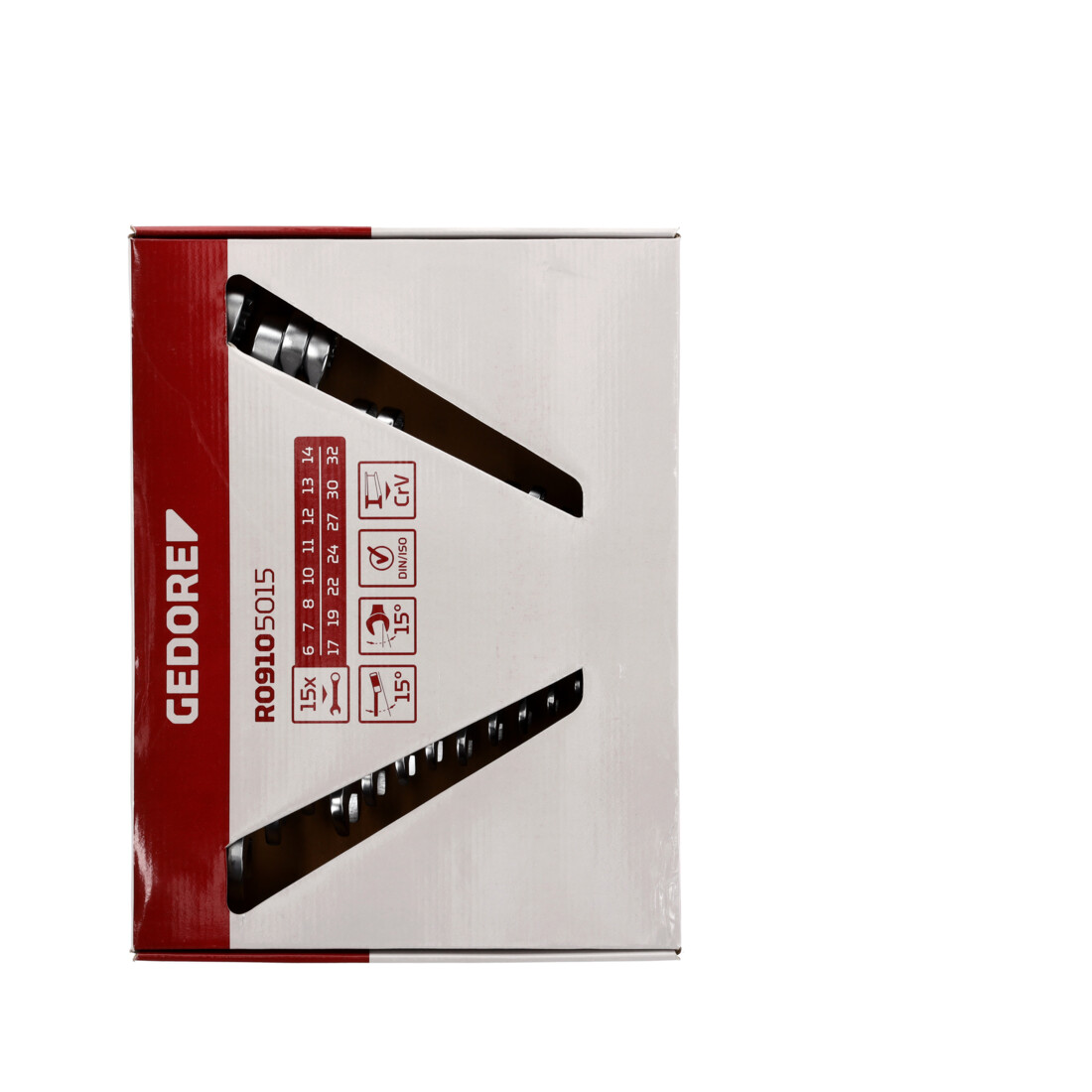 Gedore Red ringsteeksleutel set SW 6-32mm 15dlg