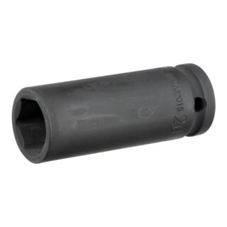 Gedore red Schlagschraubereinsatz, Nuss, 1/2" 12,5 mm Antrieb, 6-kant, SW 20 mm, lang, maschinenbetätigt, Auto/KFZ, R63002015