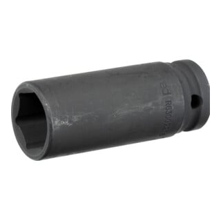 Gedore red Schlagschraubereinsatz, Nuss, 1/2" 12,5 mm Antrieb, 6-kant, SW 22 mm, lang, maschinenbetätigt, Auto/KFZ, R63002216