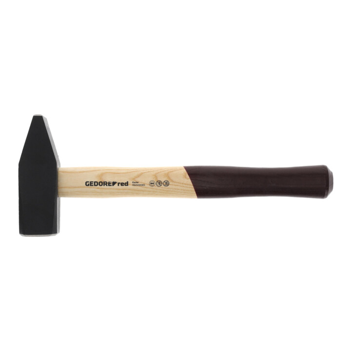 Gedore red Schlosserhamer met houten steel, 2000 g kopgewicht, met essensteel, gesmeed, R92100065