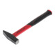 Gedore red Schlosserhammer mit Fiberglasstiel, 300 g Kopfgewicht, Hammer mit Fiberglasgriff, Werkzeug, geschmiedet, R92120012-1