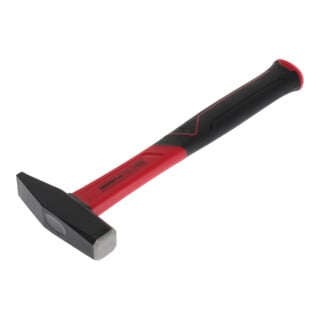 Gedore red Schlosserhammer mit Fiberglasstiel, 500 g Kopfgewicht, Hammer mit Fiberglasgriff, Werkzeug, geschmiedet, R921