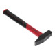 Gedore red Schlosserhammer mit Fiberglasstiel, 500 g Kopfgewicht, Hammer mit Fiberglasgriff, Werkzeug, geschmiedet, R92120020-5