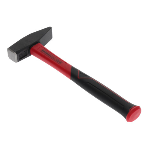 Gedore red Schlosserhammer mit Fiberglasstiel, 800 g Kopfgewicht, Hammer mit Fiberglasgriff, Werkzeug, geschmiedet, R92120032