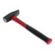 Gedore red Schlosserhammer mit Fiberglasstiel, 800 g Kopfgewicht, Hammer mit Fiberglasgriff, Werkzeug, geschmiedet, R92120032