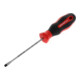 Gedore red Schraubendreher Schlitz, Schraubenzieher, 2-Komponenten-Griff, Länge 145 mm, Werkzeug, R38100315, Stahl