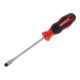Gedore red Schraubendreher Schlitz, Schraubenzieher, 2-Komponenten-Griff, Länge 272 mm, Werkzeug, R38100829, Stahl
