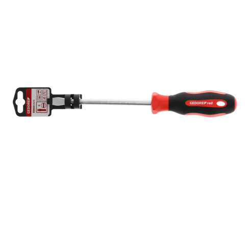 Gedore red Schraubendreher Schlitz, Schraubenzieher, 2-Komponenten-Griff, Länge 272 mm, Werkzeug, R38100829, Stahl