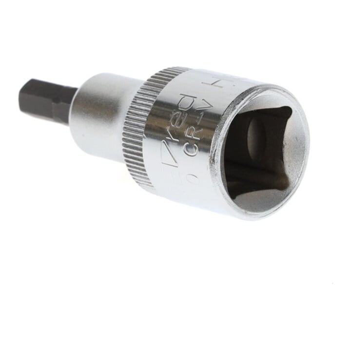 Gedore red Schraubendrehereinsatz Bit 6-kant, SW 6 mm, 1/2'' 12,5 mm, Schraubenziehereinsatz, Werkzeug, R62550610, Stahl
