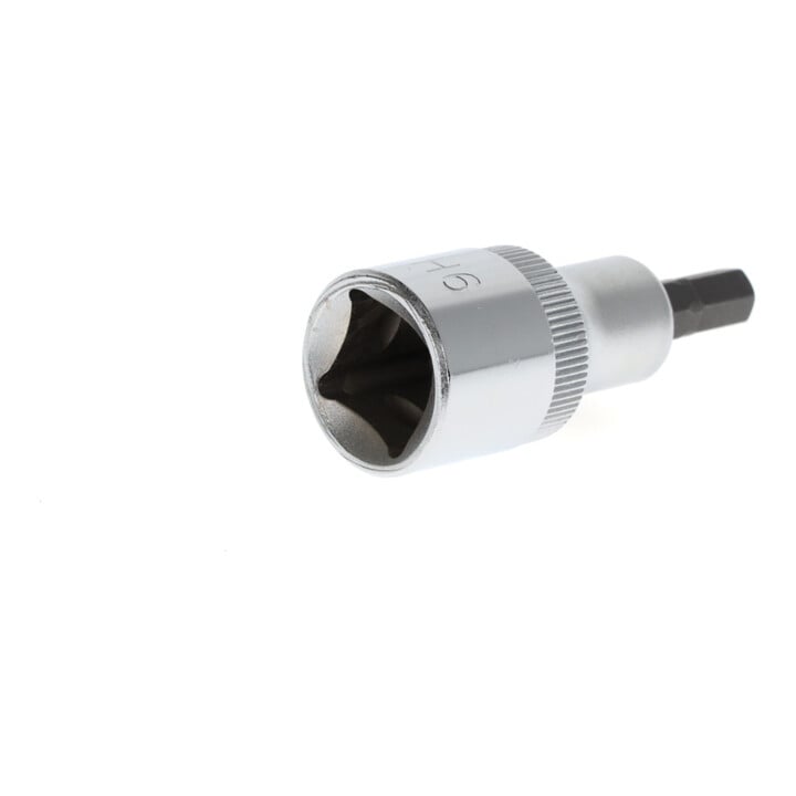 Gedore red Schraubendrehereinsatz Bit 6-kant, SW 6 mm, 1/2'' 12,5 mm, Schraubenziehereinsatz, Werkzeug, R62550610, Stahl