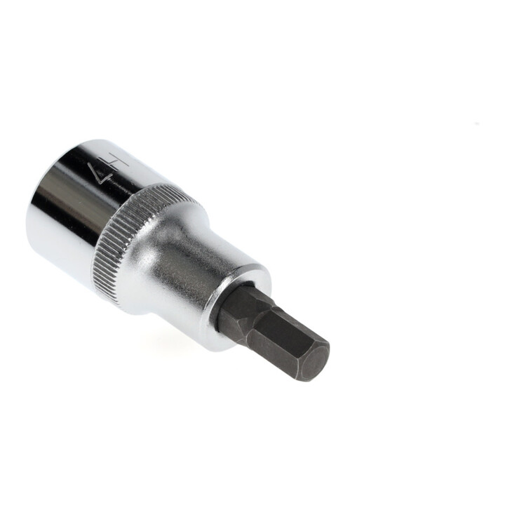 Gedore red Schraubendrehereinsatz Bit 6-kant, SW 7 mm, 1/2'' 12,5 mm, Schraubenziehereinsatz, Werkzeug, R62550710, Stahl