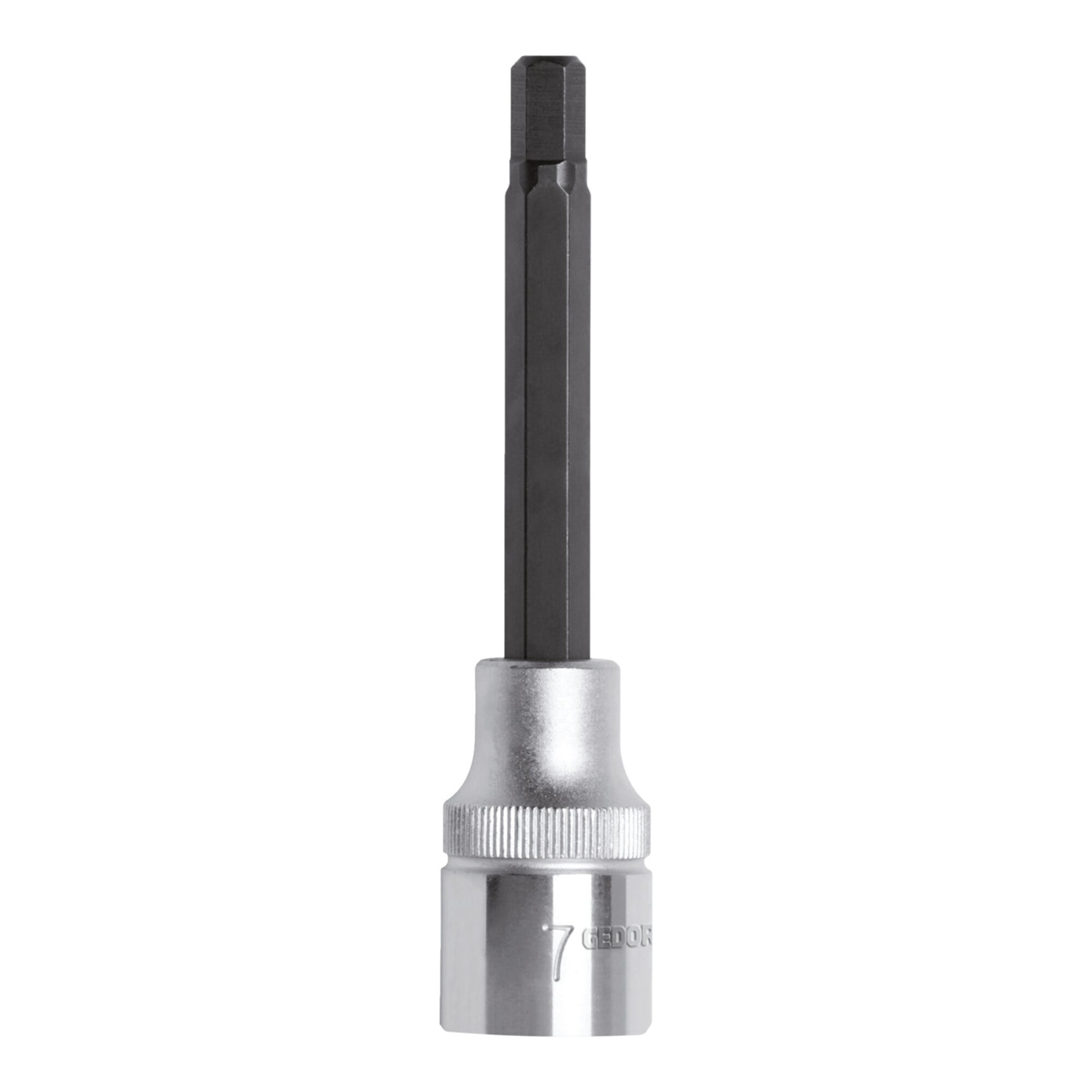 Gedore red Schraubendrehereinsatz Bit lang 6-kant, SW 12 mm, 1/2 Zoll 12,5 mm, Schraubenziehereinsatz, R62551219, Stahl