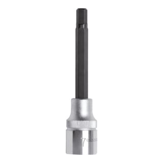 Gedore red Schraubendrehereinsatz Bit lang 6-kant, SW 5 mm, 1/2'' 12,5 mm, Schraubenziehereinsatz, R62550519, Stahl