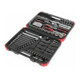 Gedore red Set de clés à douille, 232 pièces, entraînement 1/2 1/4 pouce, adaptateur, cliquet, douilles, porte-embouts, embouts, R46003232