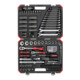 Gedore red Set de clés à douille, 232 pièces, entraînement 1/2 1/4 pouce, adaptateur, cliquet, douilles, porte-embouts, embouts, R46003232