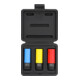 Gedore red Set de clés à douille Kraftschrauber avec douilles de protection, 3 pièces, 17/19/21 mm, butée de profondeur, avec codage couleur, acier chrome-molybdène-1