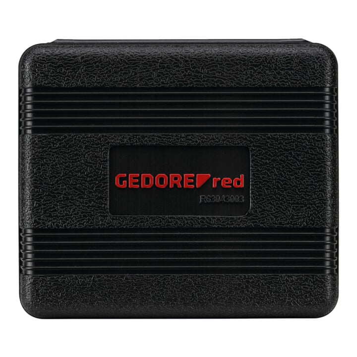 Gedore red Set de clés à douille Kraftschrauber avec douilles de protection, 3 pièces, 17/19/21 mm, butée de profondeur, avec codage couleur, acier chrome-molybdène