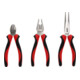 Gedore red Set de pinces, ensemble d’outils avec pince combinée/pince coupante/pince plate ronde, R28002003-1