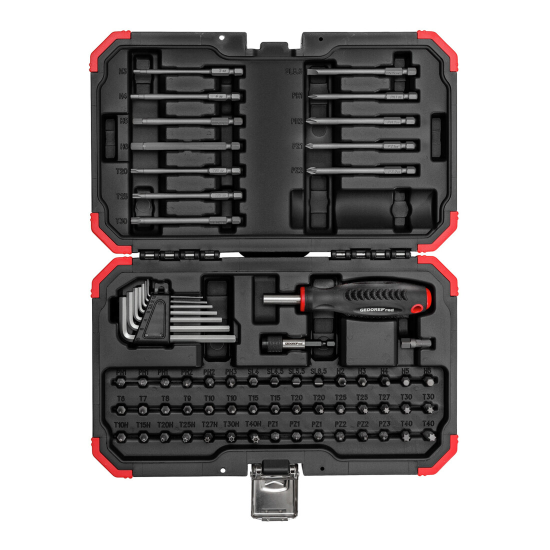 Gedore red Set di bit 1/4 67pz., BMC, R33003067