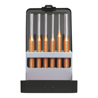 Gedore red Set di cacciaspine diam. 3-8 mm + cassetta 6 pz