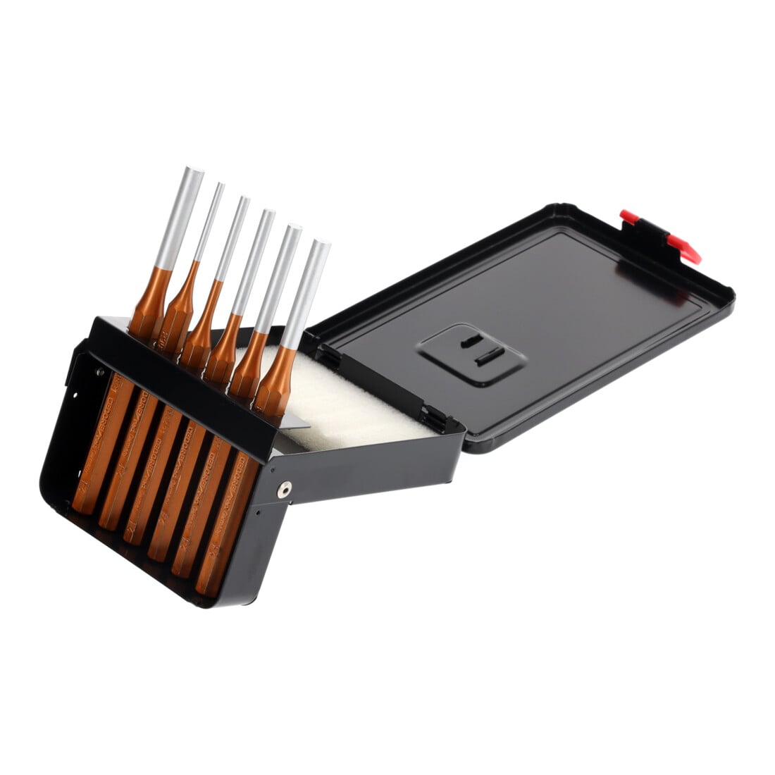 Gedore red Set di cacciaspine diam. 3-8 mm + cassetta 6 pz