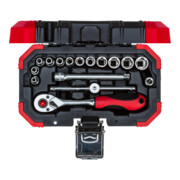 Gedore red Set di chiavi a bussola 1/4 apertura 4-13 mm 16 pz