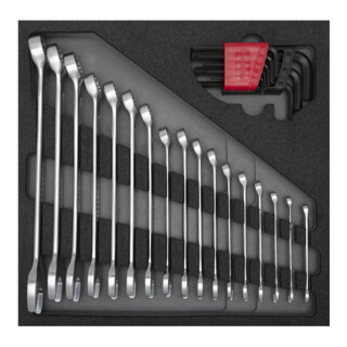 Gedore red Set di chiavi combinate 4/6 CT modulo 26 pz