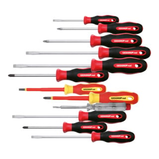Gedore red Set di giraviti PH+PZ+LS 2K 12 pz